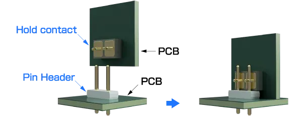 Image of Terminal hold contact Pin Headers