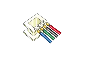 各種コイルの圧着イメージ