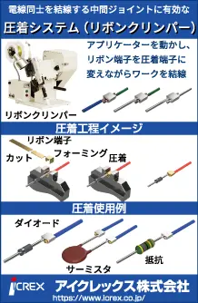 圧着システムの広告